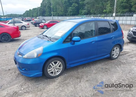 2008 Honda Fit Sport z USA, uszkodzony, nr VIN JHMGD37698S026870